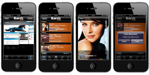 Barak iPhone: aplicativo faz o acompanhamento de impressoras digitais