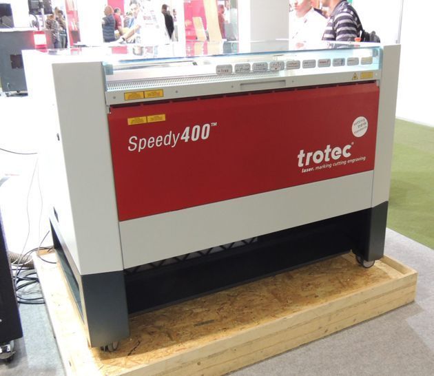 Trotec Speedy 400: uma das novidades da feira