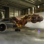 Avião envelopado para promover o filme O Hobbit A Desolação de Smaug 17