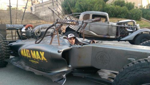 Pilotos da Lotus aceleraram a edição especial Mad Max no circuito da Espanha